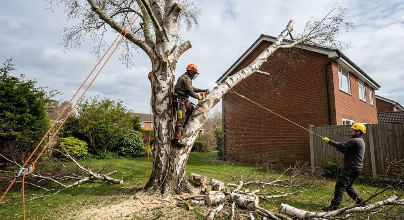 Birch Tree Removal in Bucks County, PA