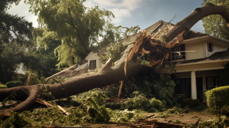 Leaning Trees in Windy Conditions